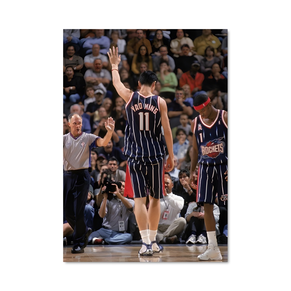 Poster Yao de ming – affiche Basketball